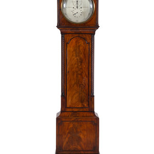 A Regency Mahogany Tall Case Clock 34f724
