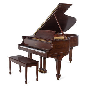 A Steinway Sons Mahogany Grand 34f727