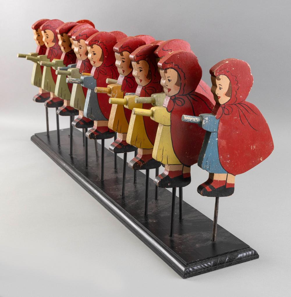 SIXTEEN LITTLE RED RIDING HOOD WOOD