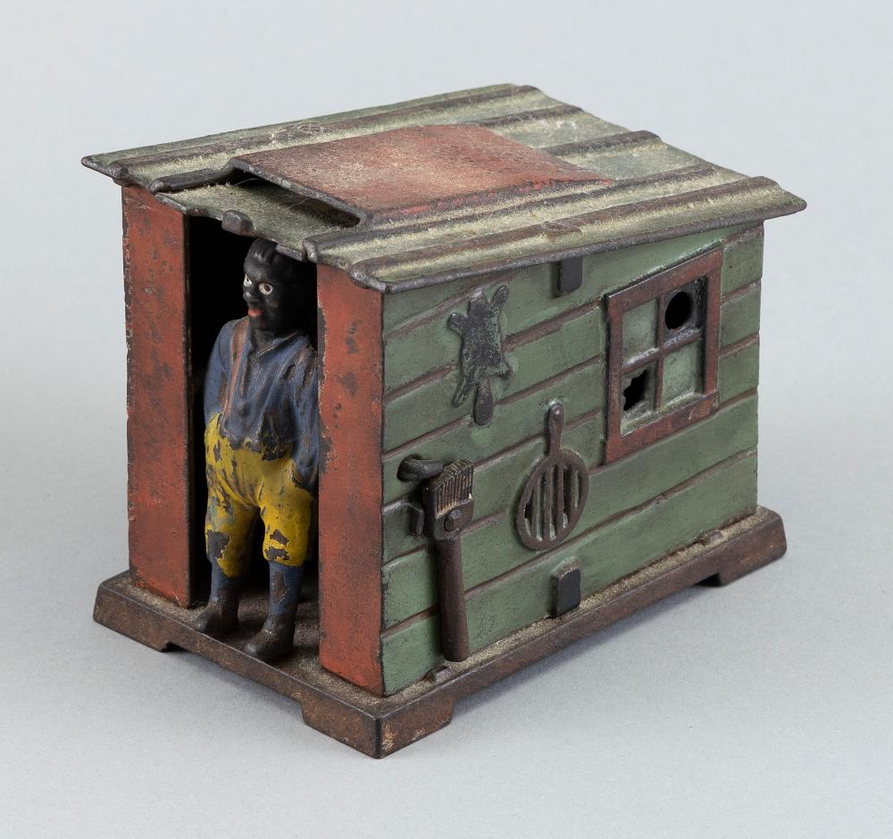 STEVENS CABIN MECHANICAL BANK 19TH 34f77b