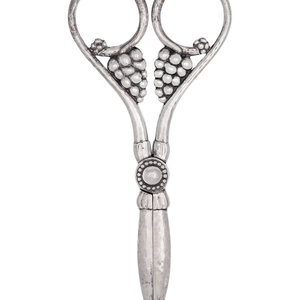 A Georg Jensen Silver Grape Shears Copenhagen  34f790