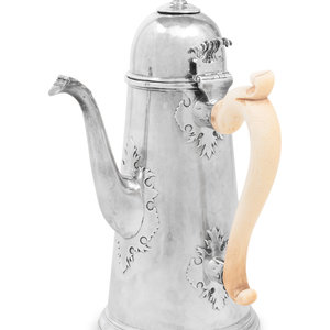 A George I Britannia Silver Coffee