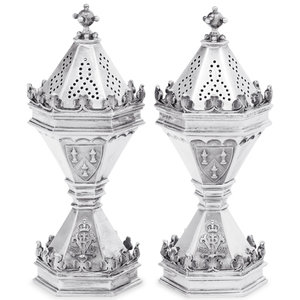 A Pair of Victorian Silver Commemorative 34f806