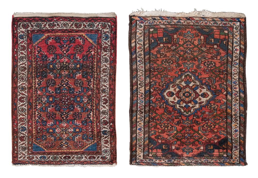 TWO HAMADAN MATS: BOTH APPROX.