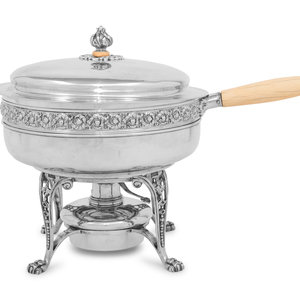 A Tiffany & Co. Silver Chafing Dish