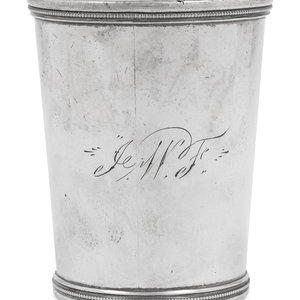 An American Coin Silver Julep Cup C F  34f86c