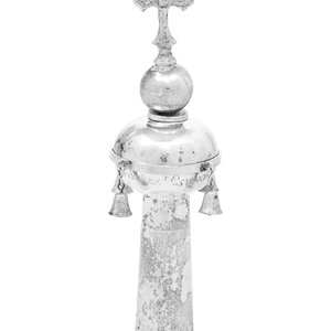 A Spanish Colonial Silver Processional 34f888