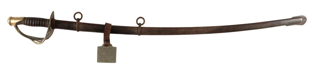 CIVIL WAR CAVALRY SWORD AND SCABBARD