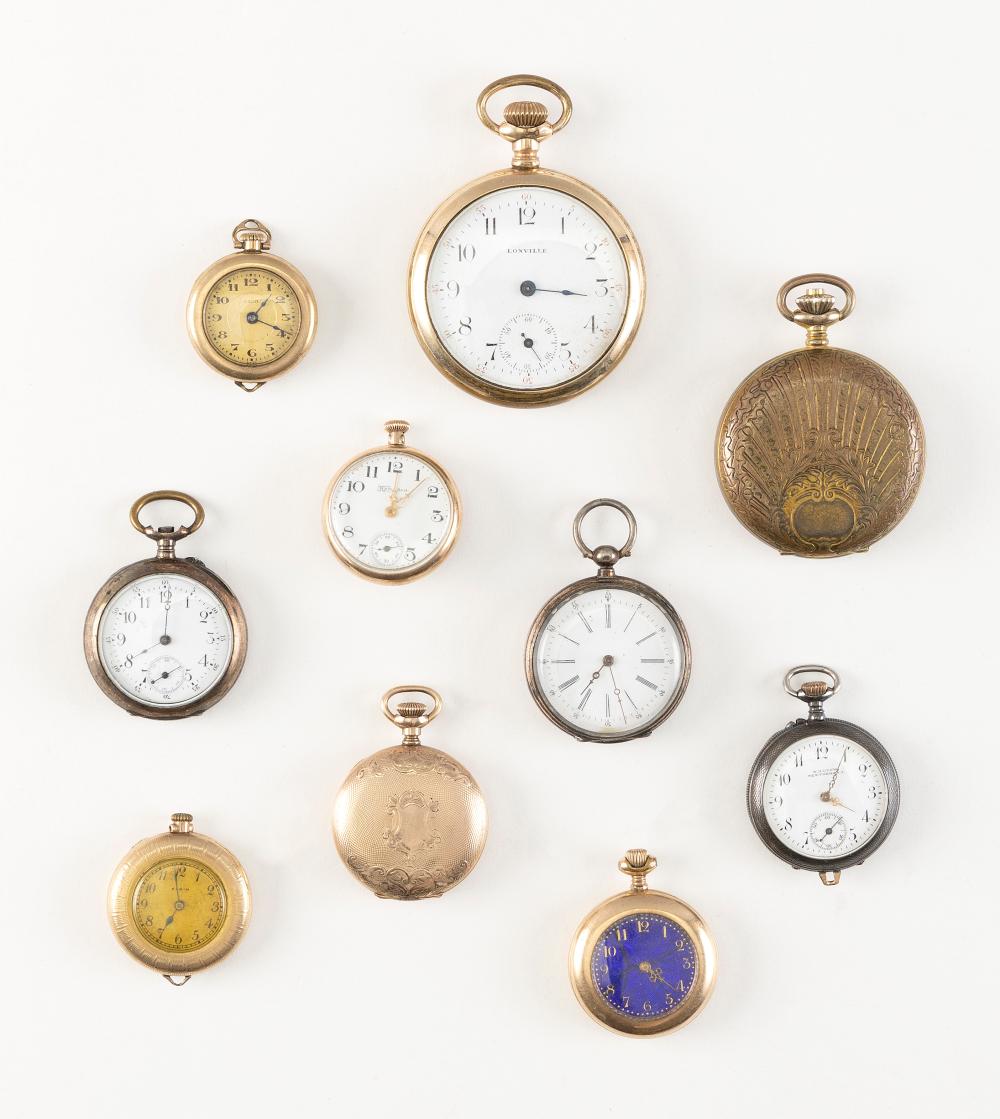 TEN POCKET WATCHES 19TH 20TH CENTURY 34f8a1