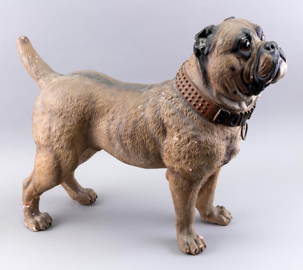 COMPOSITE BULLDOG FIGURE EARLY