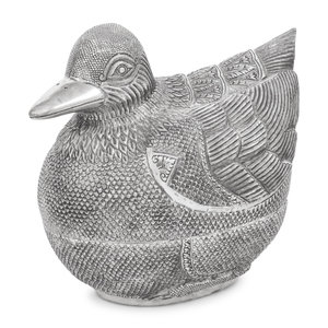 A Southeast Asian Silver Duck 20th 34f8e5