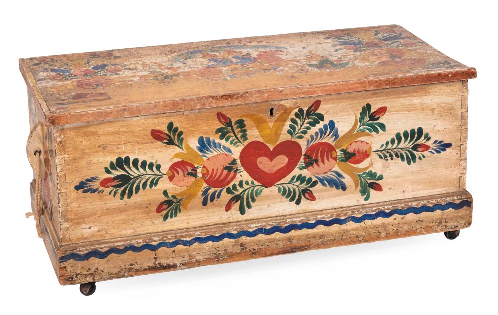 PETER HUNT-DECORATED SEA CHEST