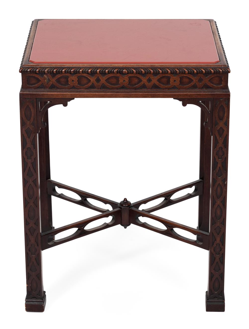 CHIPPENDALE STYLE END TABLE MID 20TH 34f996