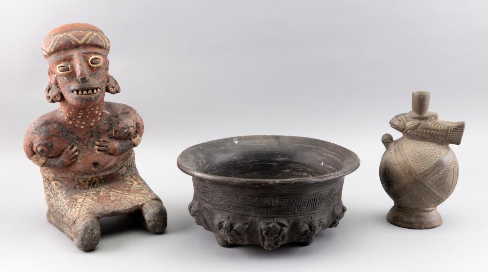 THREE ETHNOGRAPHIC ITEMS 20TH CENTURY 34f9c9