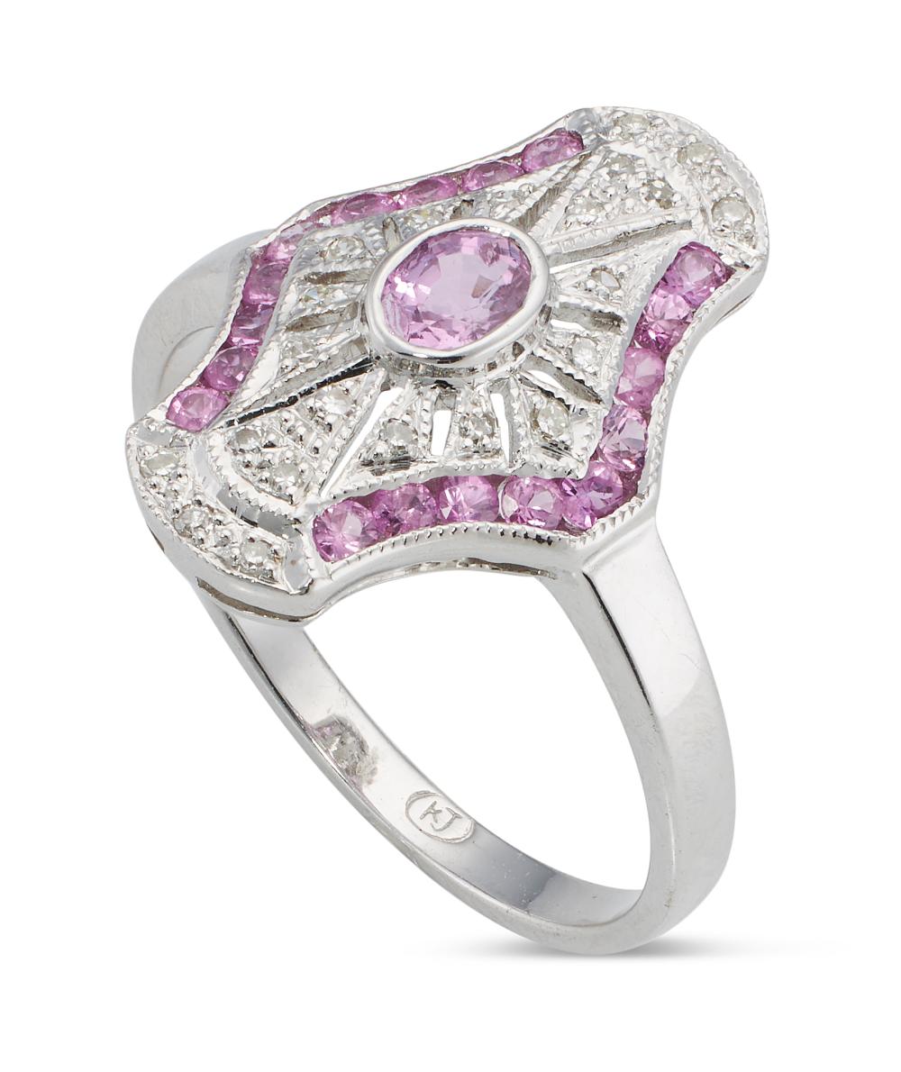 RUBY DIAMOND AND 14KT WHITE GOLD 34f9f3