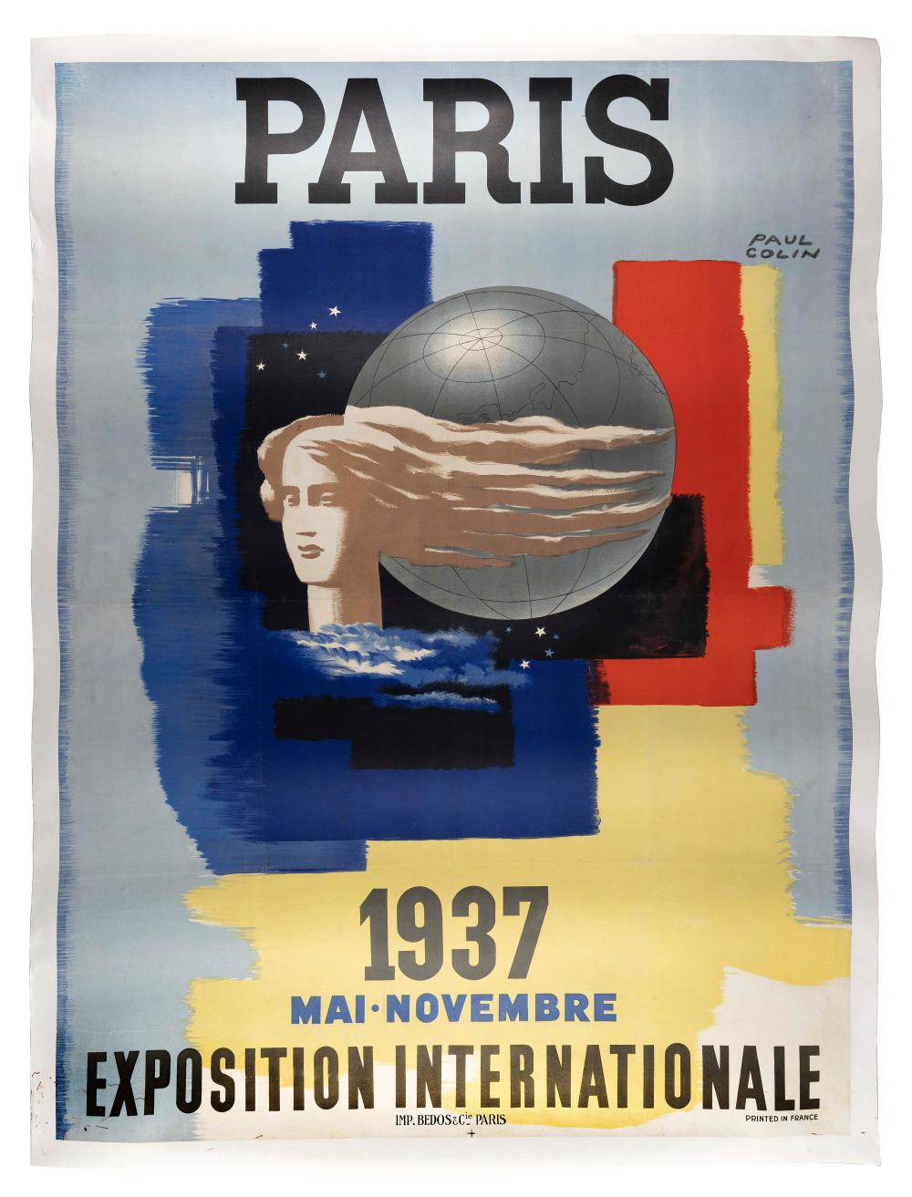 1937 PARIS WORLD S FAIR POSTER 34fb0e