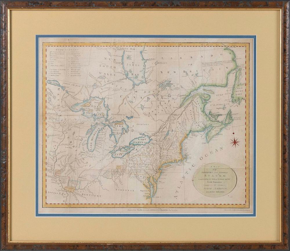 MAP OF THE NORTHERN AND MID-ATLANTIC