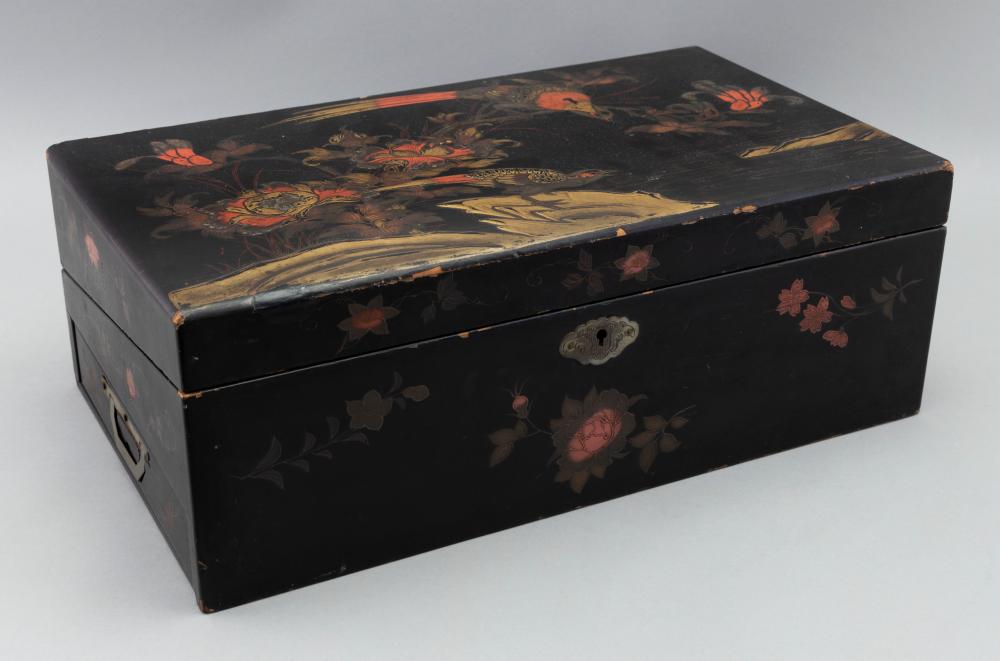 CHINOISERIE BLACK, RED AND GOLD