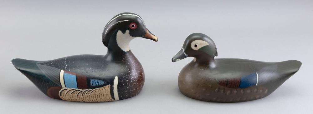 PAIR OF HOLGER SMITH WOOD DUCK