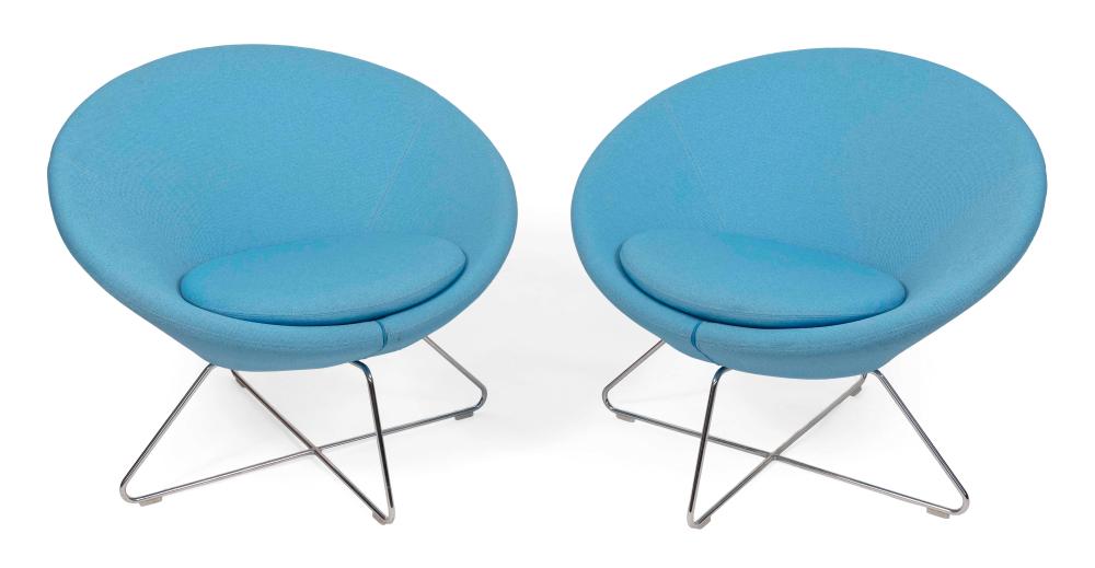 TWO ALLERMUIR CONIC CHAIRS MID-20TH