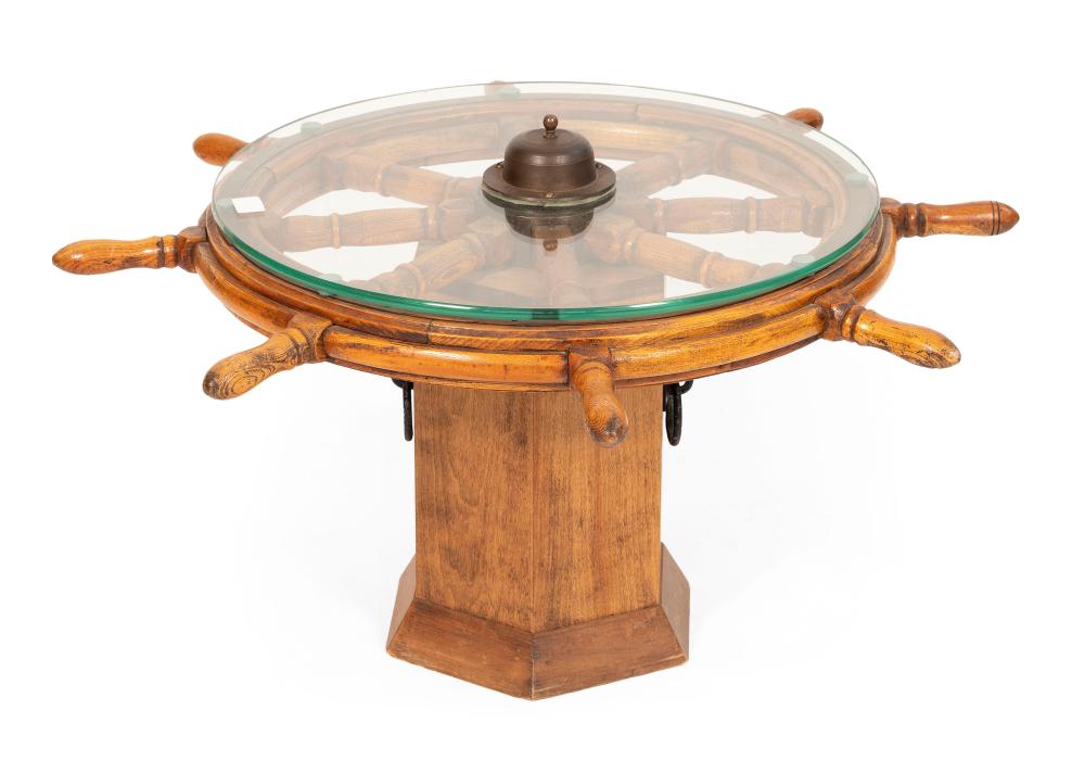 SHIP S WHEEL TABLE 20TH CENTURY 34fdff