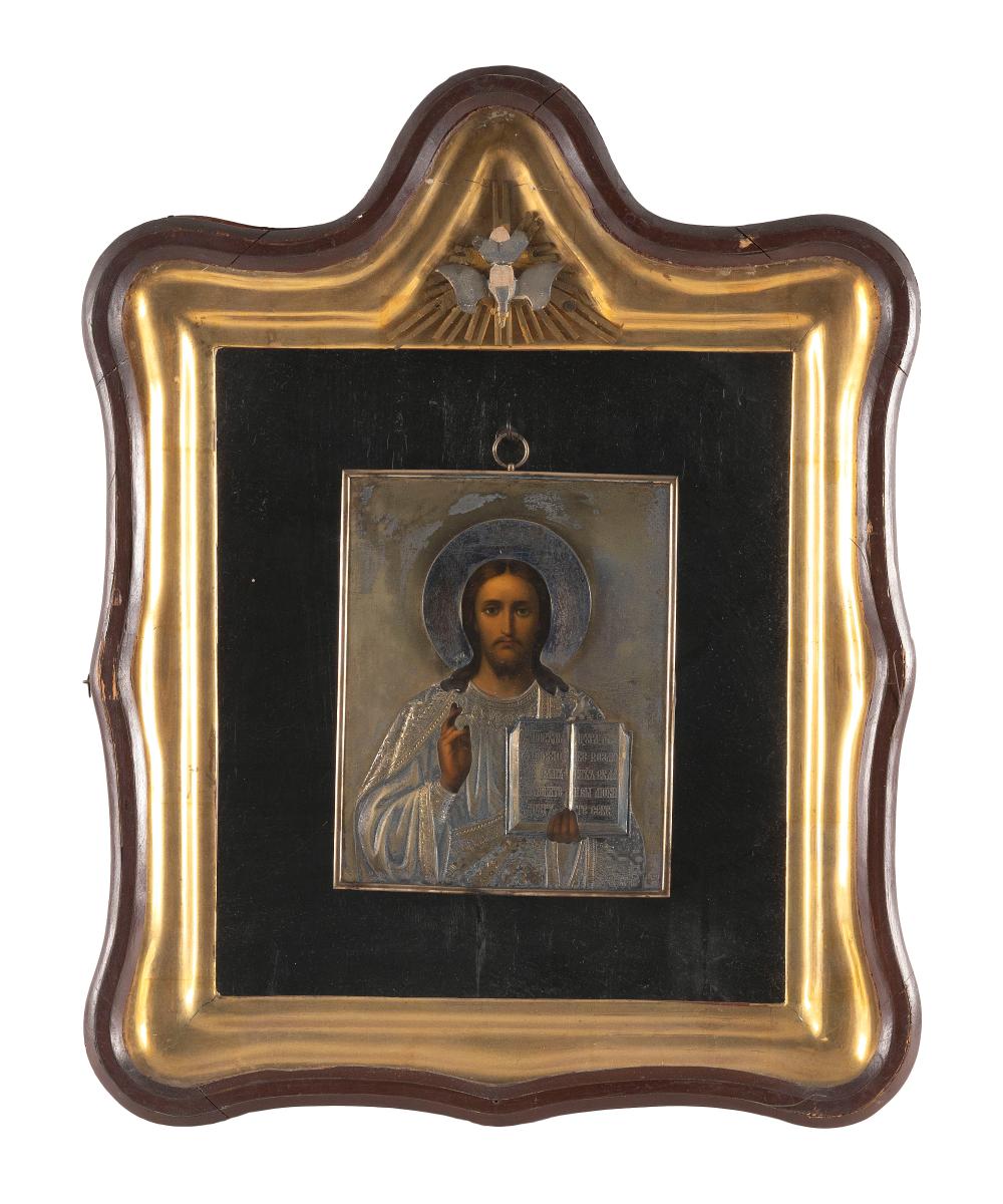 RUSSIAN ICON OF CHRIST PANTOCRATOR 34fe34