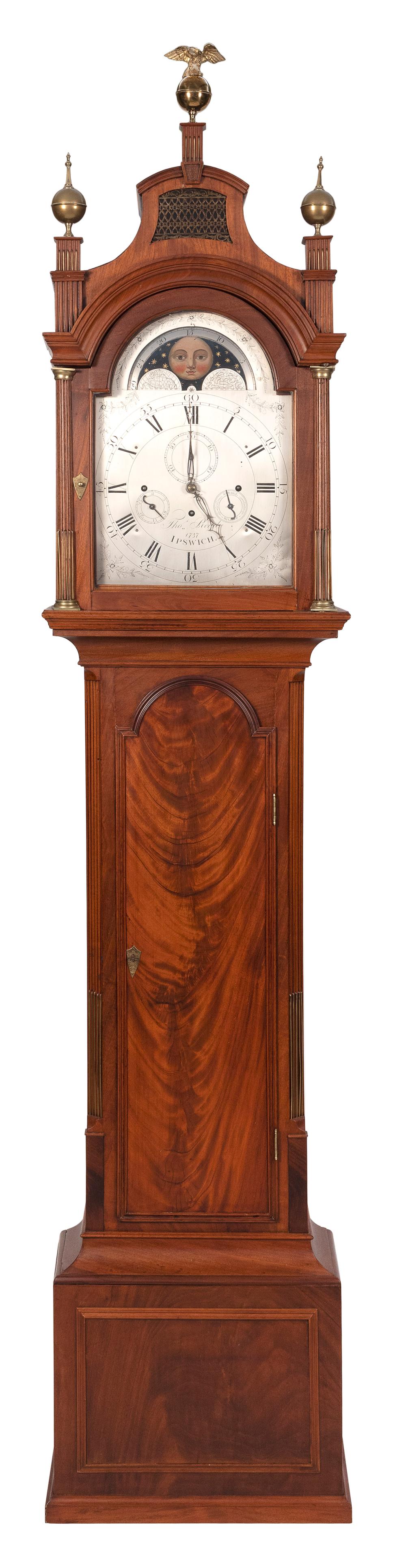 TALL CASE CLOCK BY THOMAS READ 34fe3f