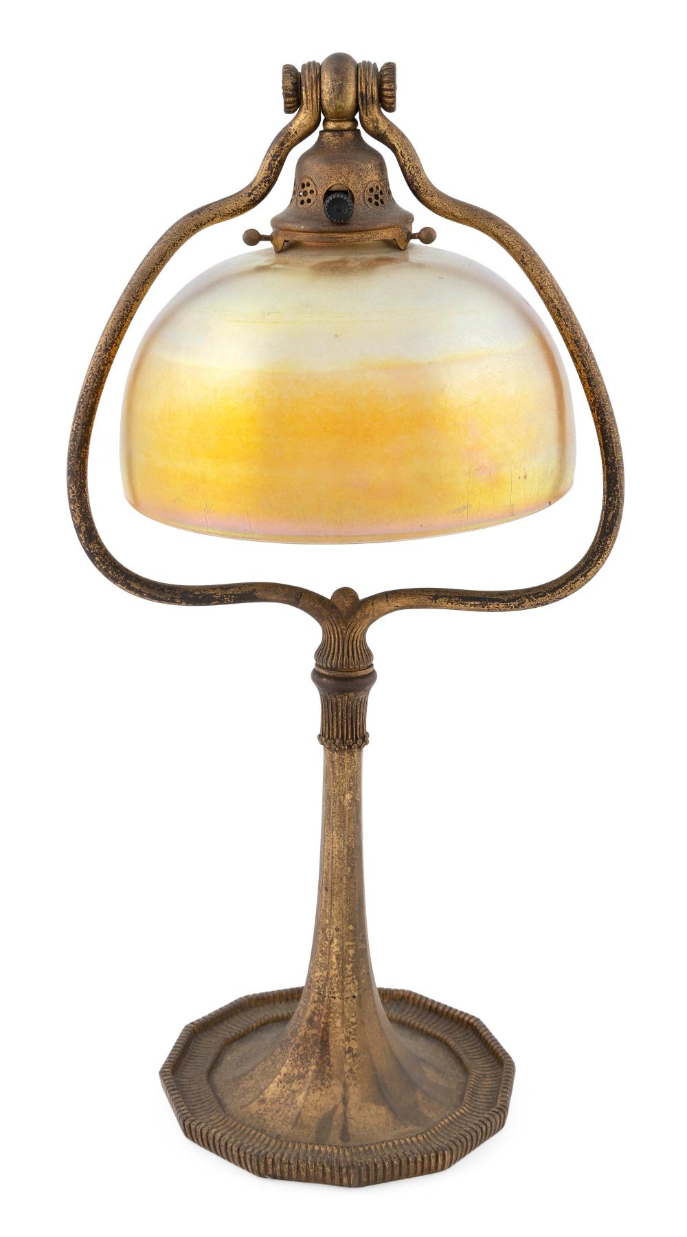 TIFFANY STUDIOS DESK LAMP NEW YORK,