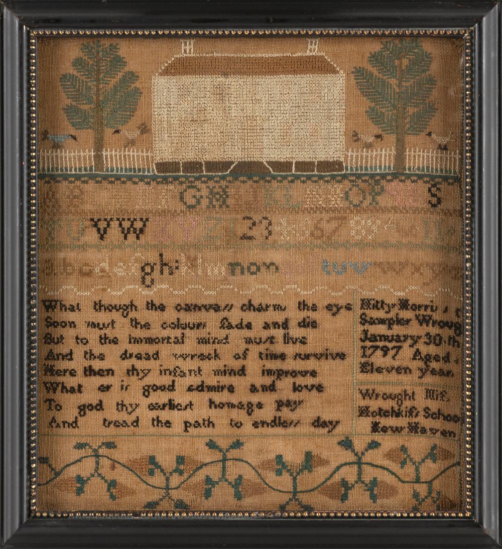 CONNECTICUT NEEDLEWORK SAMPLER 34ff01