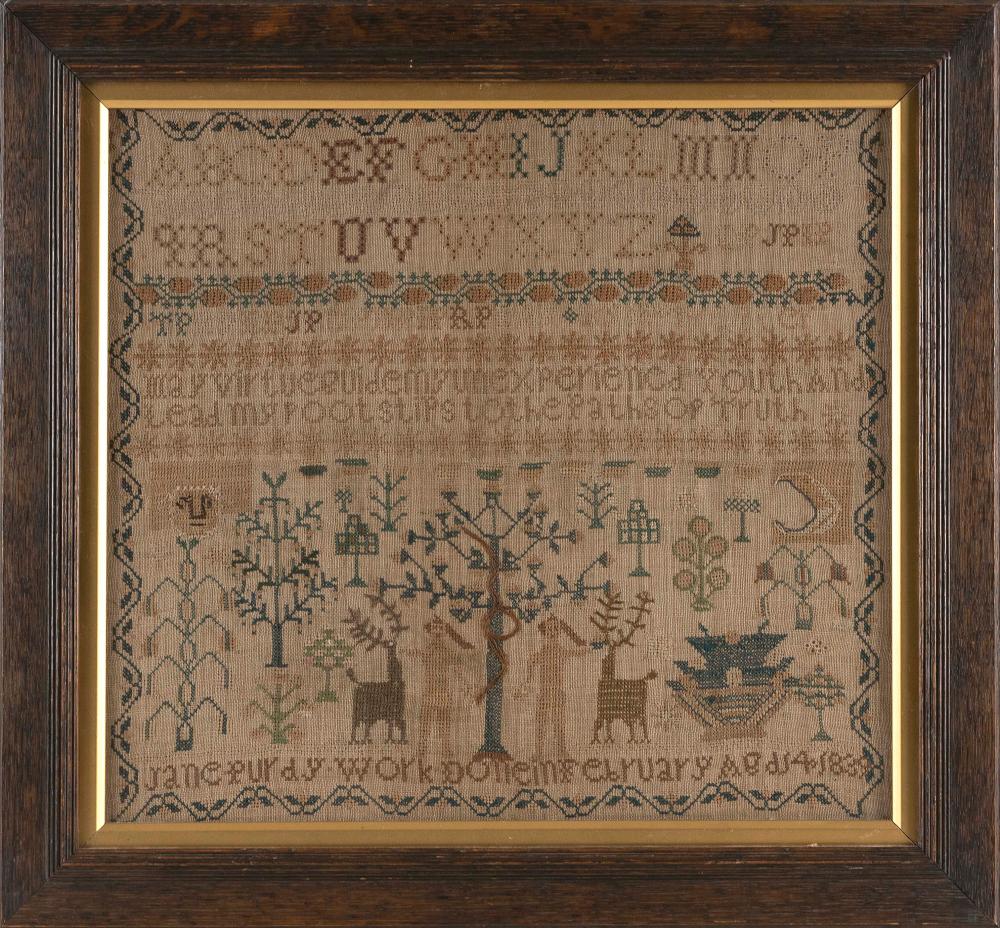 INTERESTING NEEDLEWORK SAMPLER