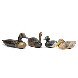 Nine Painted Duck Decoys
Early 20th