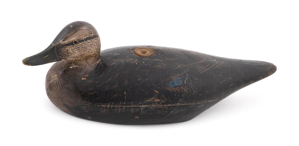 A ELMER CROWELL BLACK DUCK DECOY 34ff69