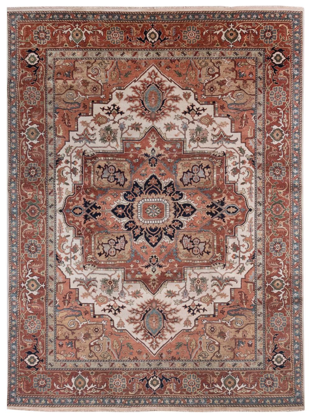 SERAPI DESIGN RUG: 9’0” X 12’1”