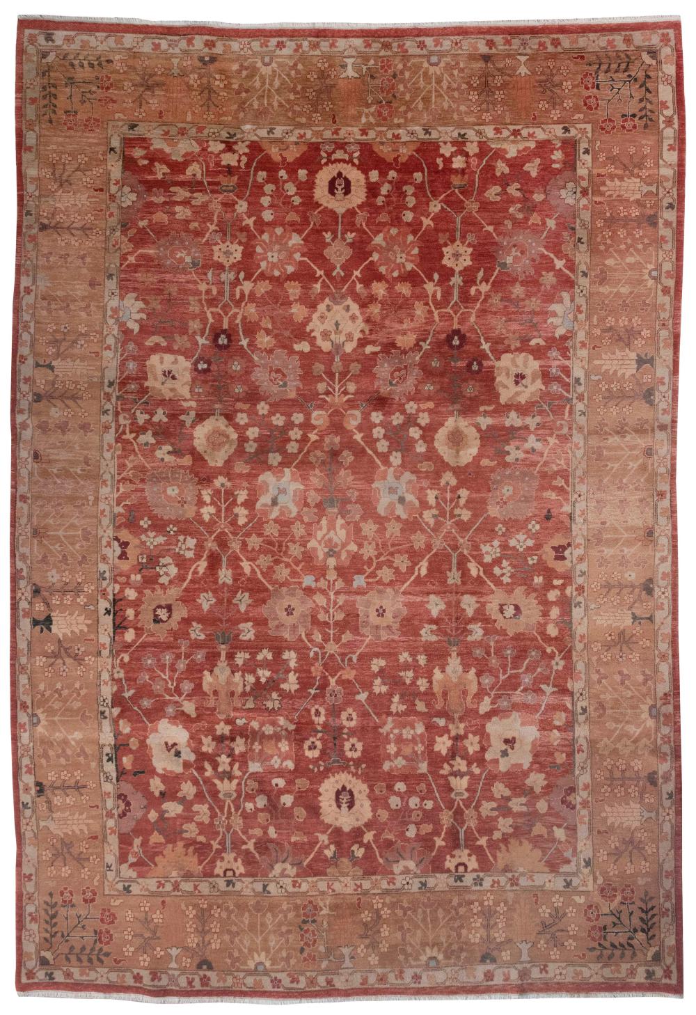 MAHAL DESIGN RUG 9 8 X 13 10  34ffcb