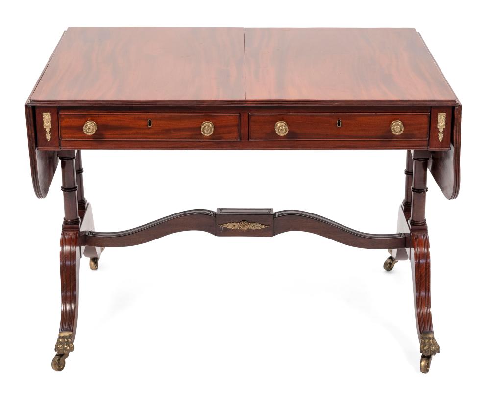 FEDERAL DROP-LEAF CONSOLE TABLE