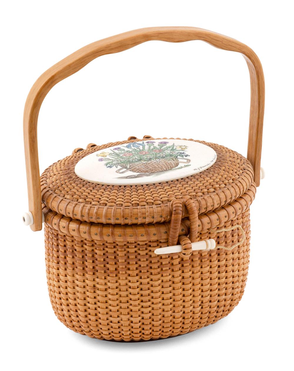 GERALD BROWN NANTUCKET BASKET PURSE