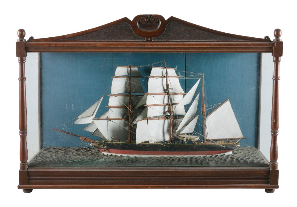 SHADOW BOX MARITIME DIORAMA AMERICA  3500ed