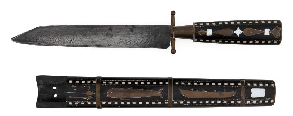 ICELANDIC WHALER'S KNIFE WITH SHEATH