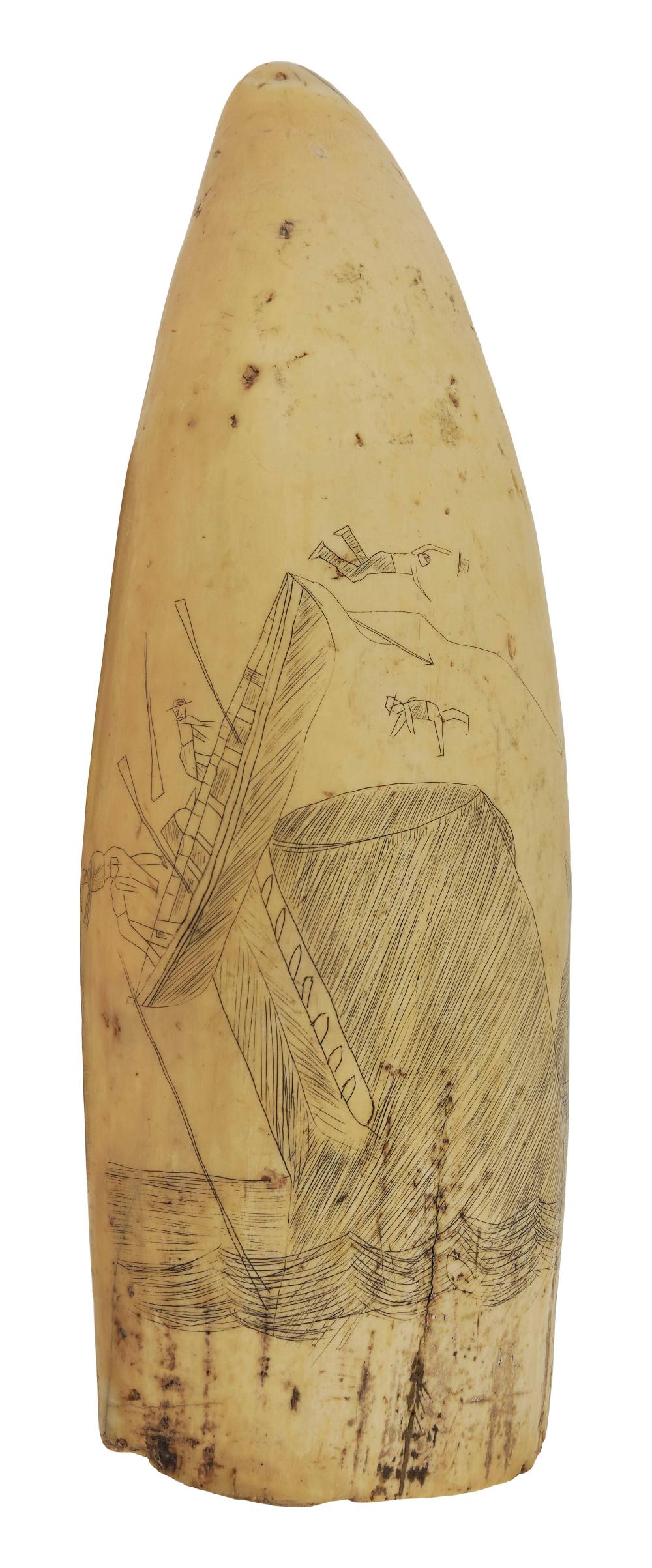 "JOHN PINKHAM MEMORIAL" SCRIMSHAW