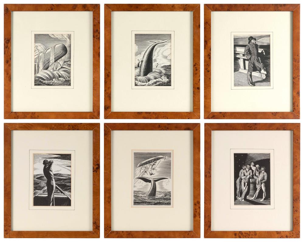 SIX ENGRAVINGS AFTER ROCKWELL KENT S 3501eb