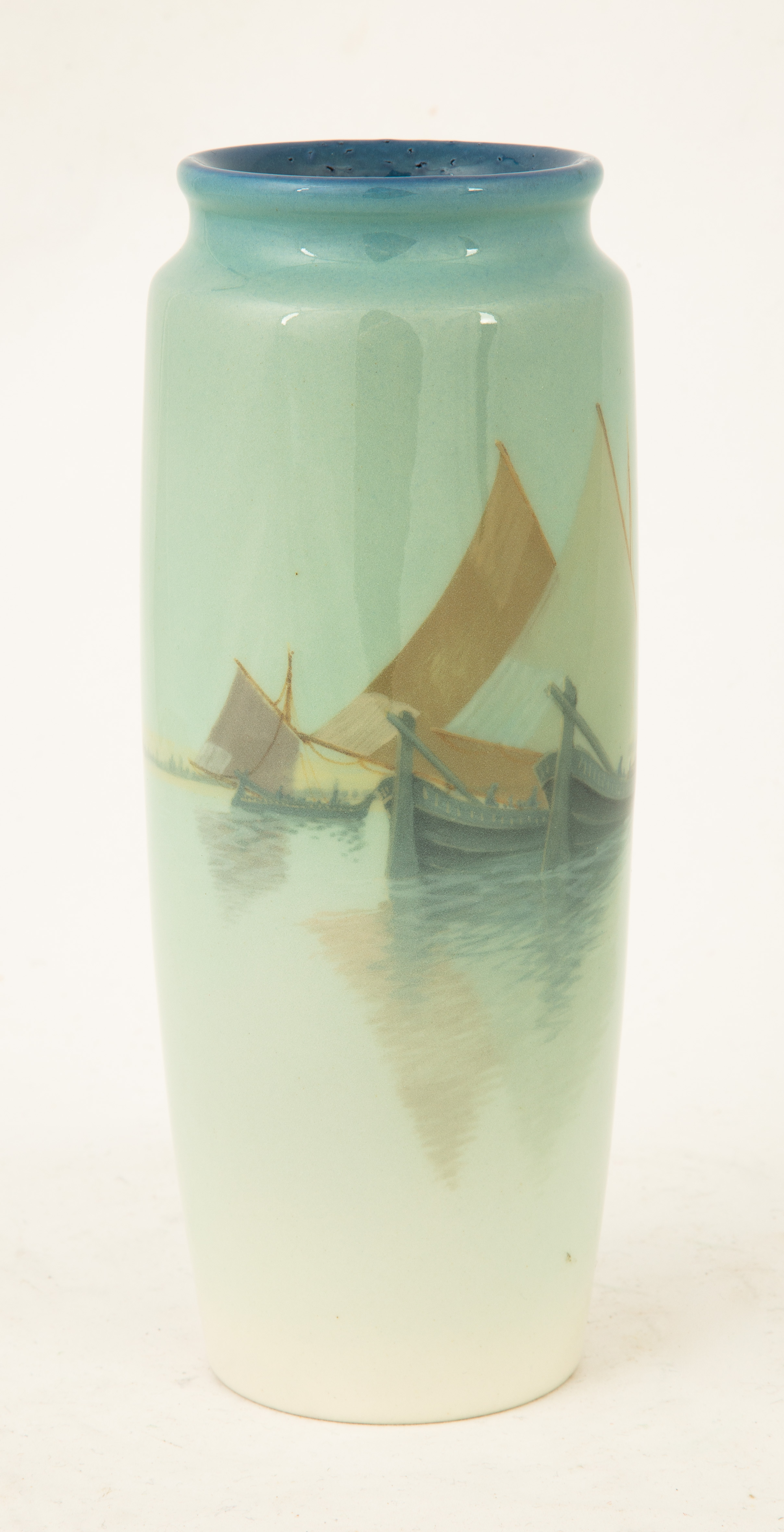 ROOKWOOD HARBOR SCENE VASE Carl