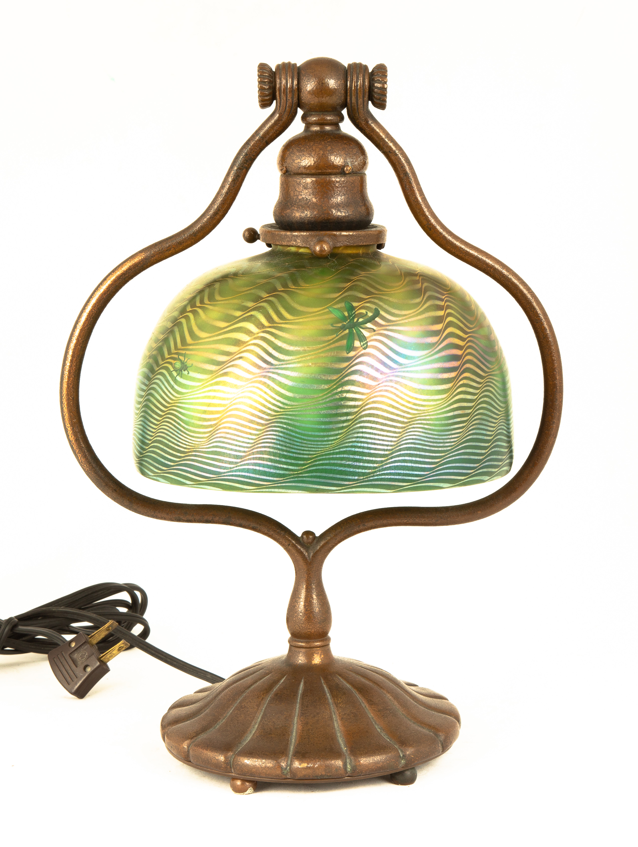 TIFFANY STUDIOS NY DESK LAMP Patinaed 352996