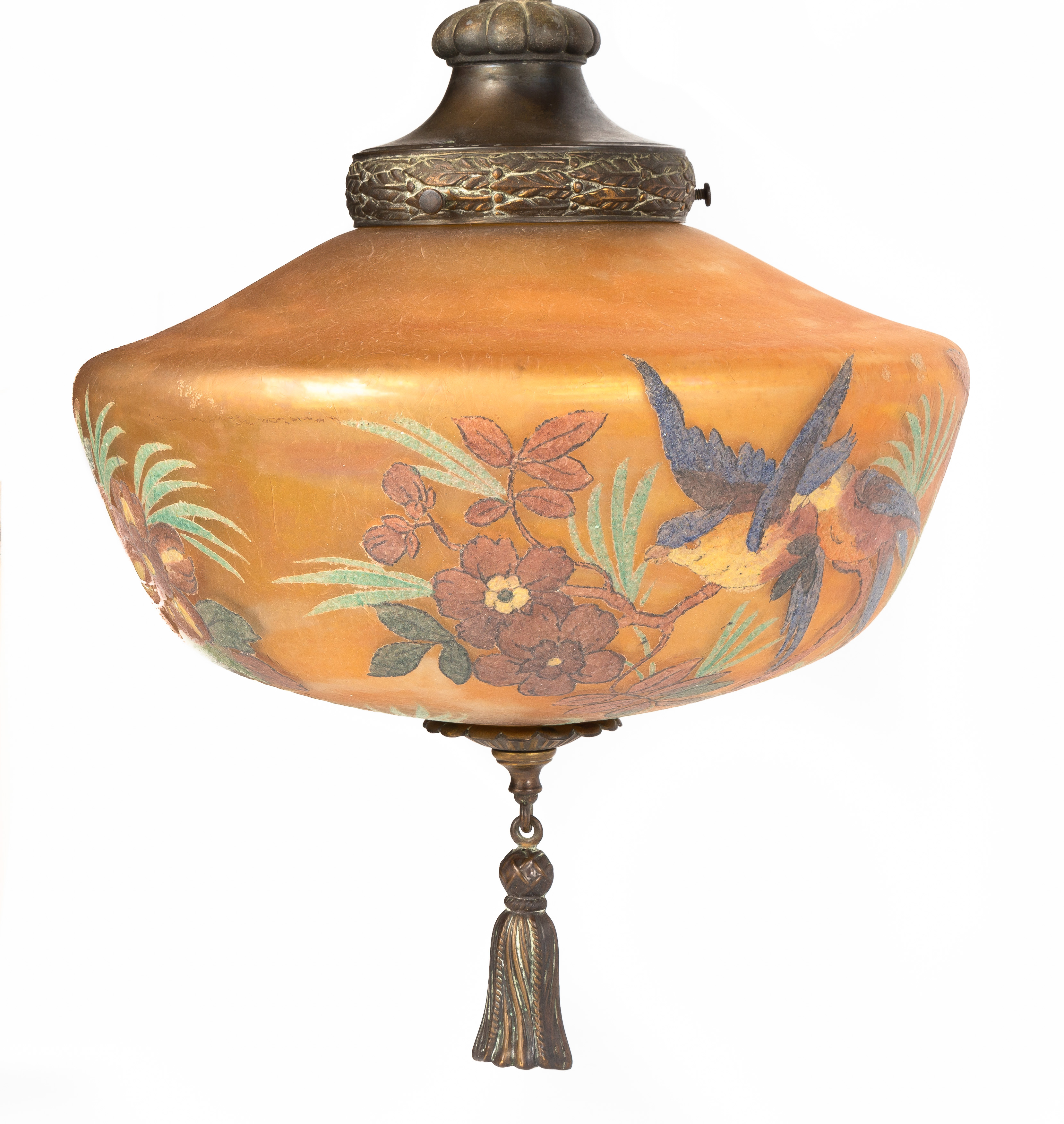 ATTRIBUTED TO HANDEL HANGING LAMP