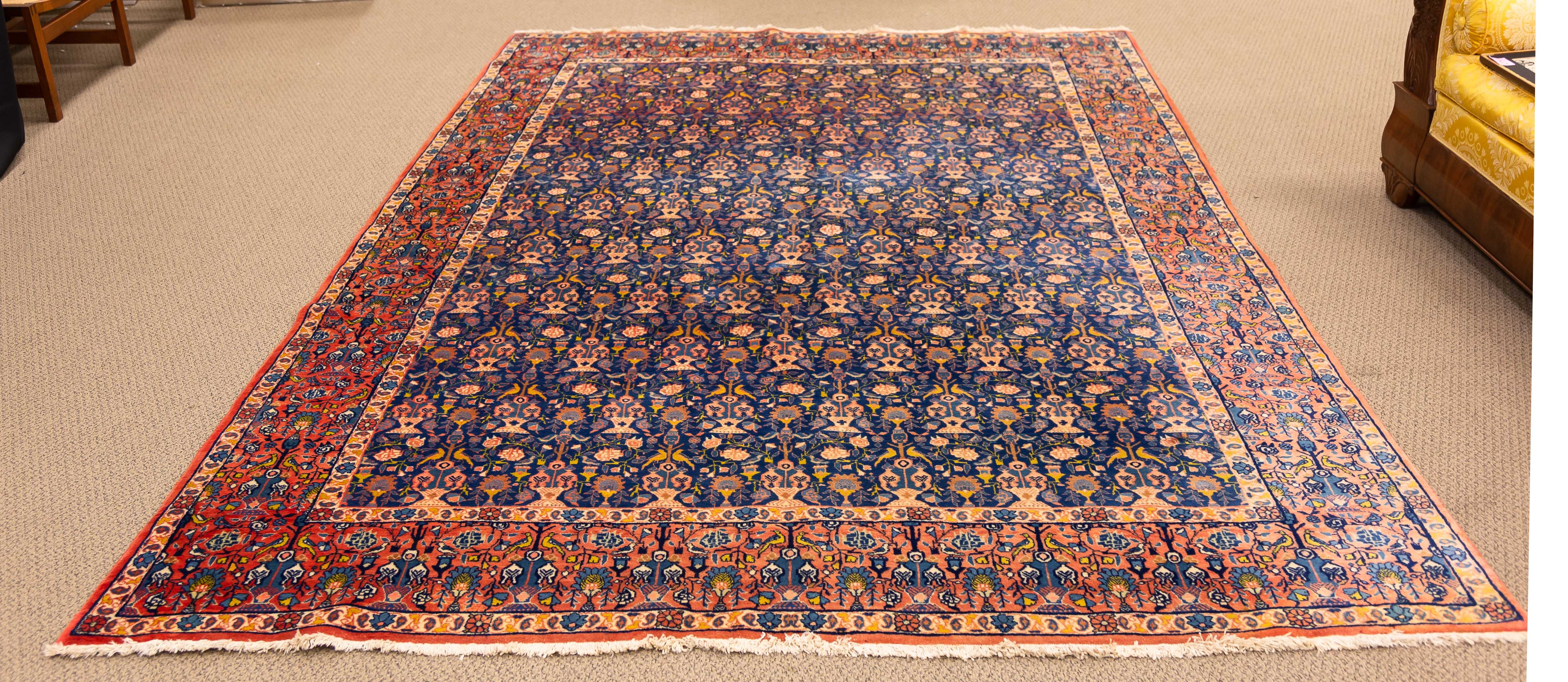 FINELY WOVEN KASHAN ORIENTAL RUG