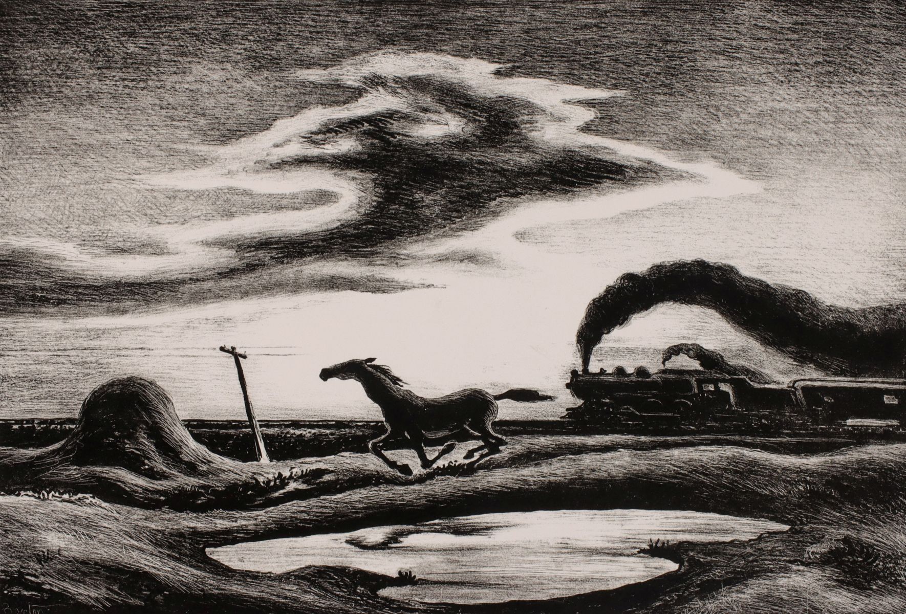 THOMAS HART BENTON (1889-1975) PENCIL