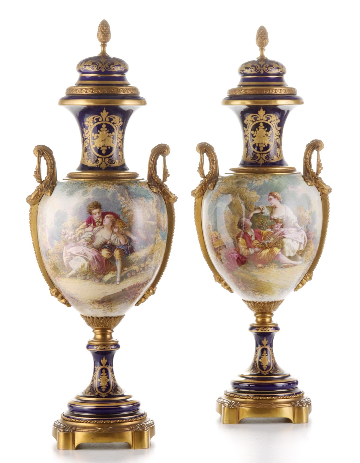 A GOOD PAIR 26 INCH SEVRES STYLE 352b07