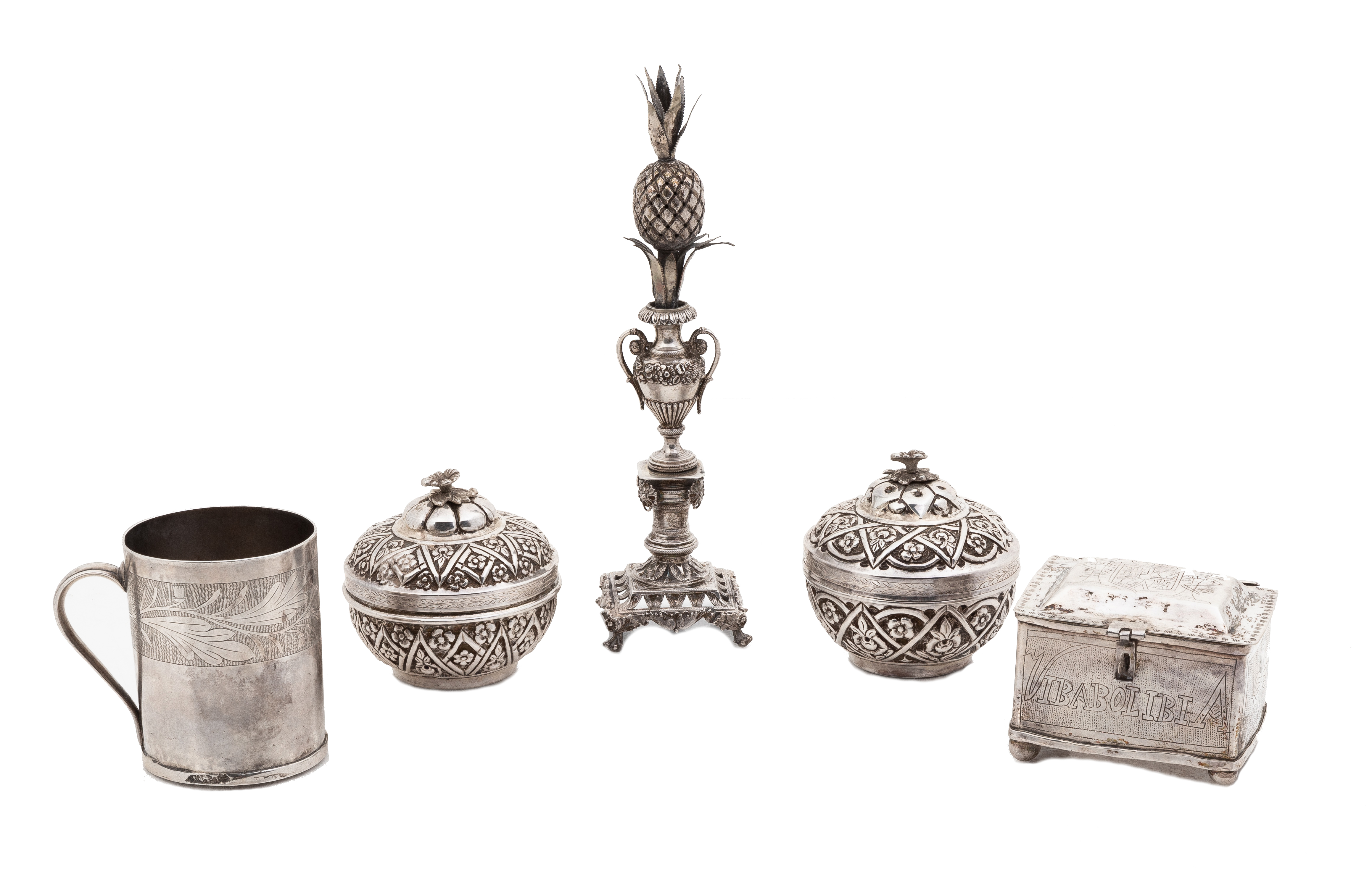 LATIN AMERICAN SILVER OBJECTS Latin