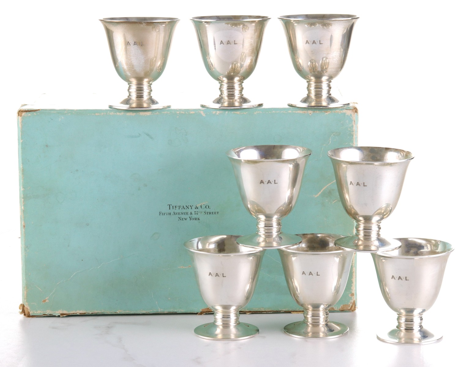 EIGHT TIFFANY AND COMPANY STERLING 352b32