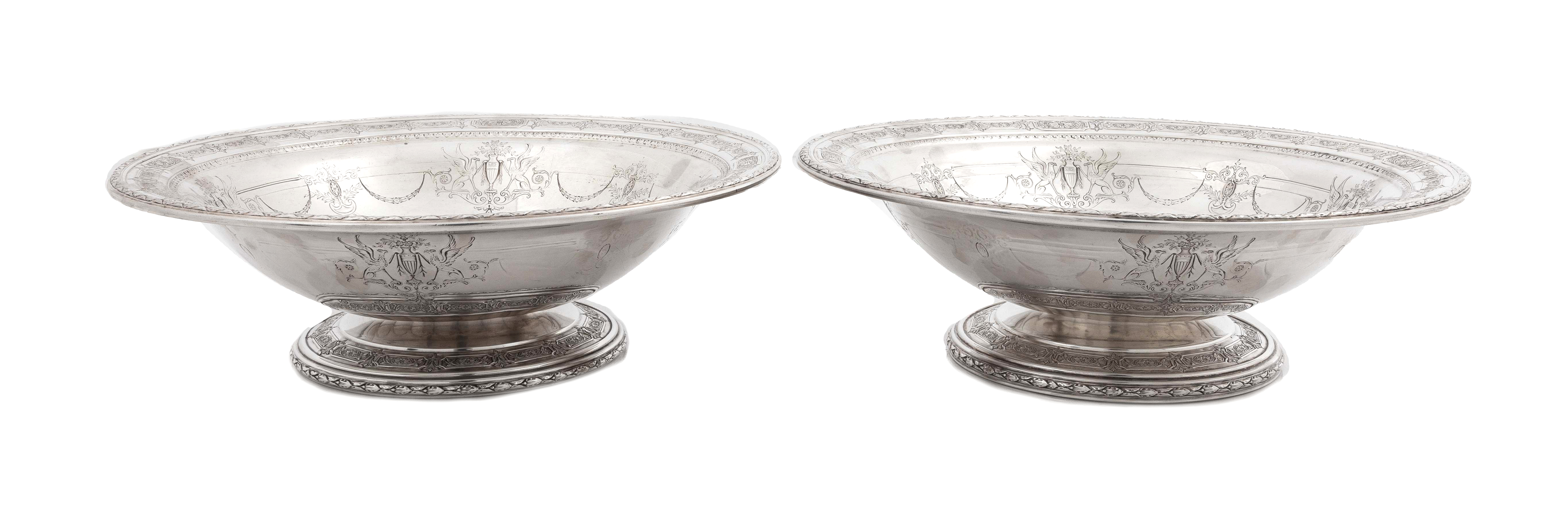 PAIR OF AMERICAN SILVER FRUIT BOWLS 352b76