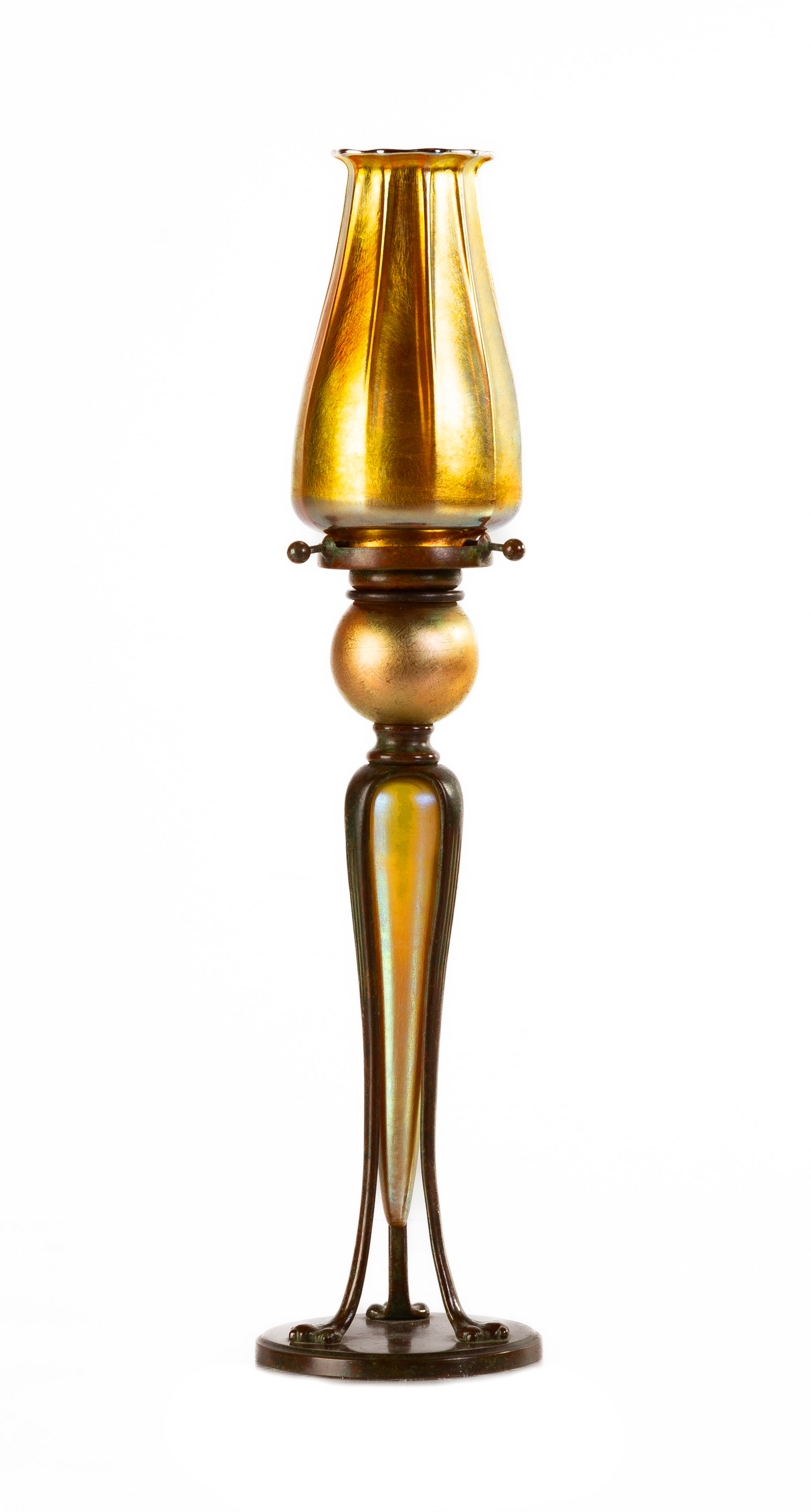 TIFFANY STUDIOS "CARROT" CANDLESTICK